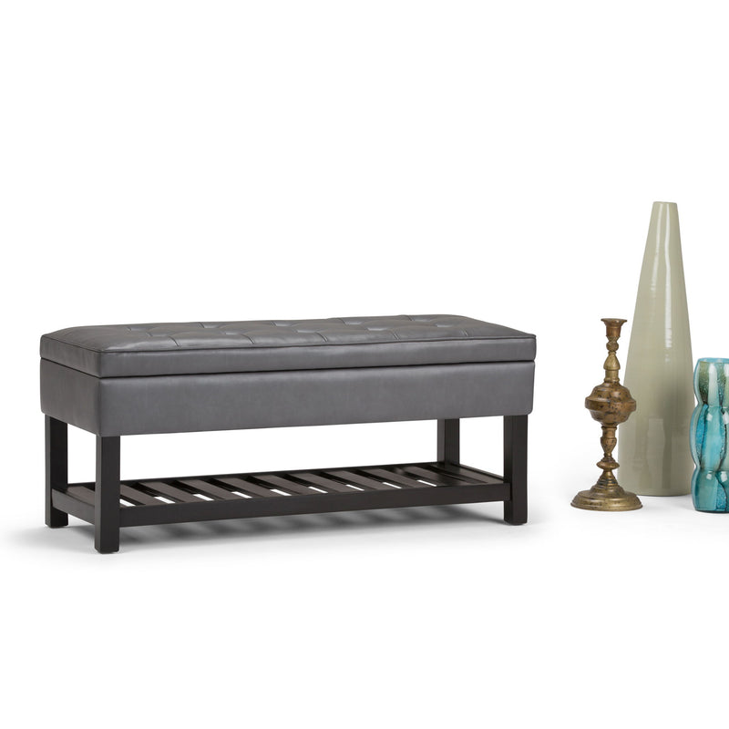 Cosmopolitan - Storage Ottoman Bench With Open Bottom - R&R Furniture Gallery (Fountain Valley, CA)