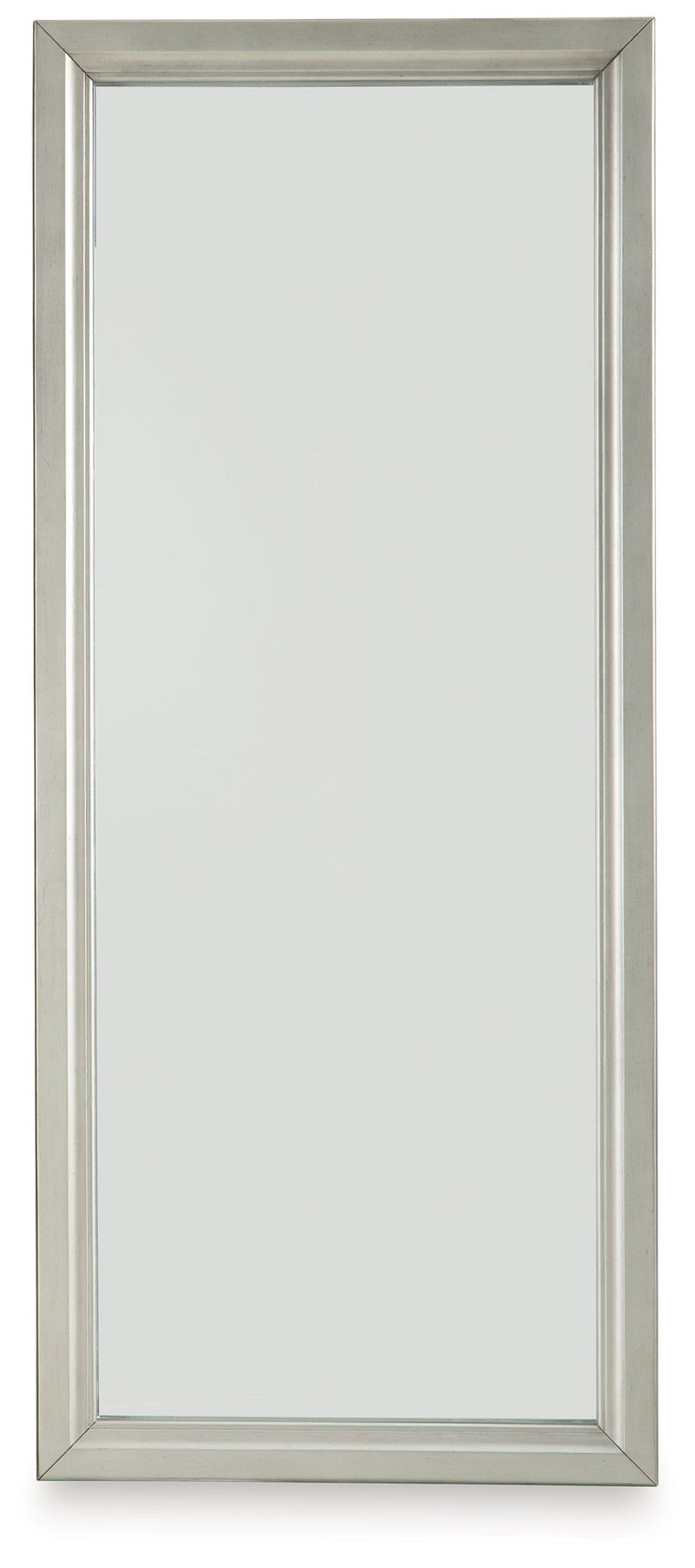 Evesen - Floor Standing Mirror With Storage - Champagne - R&R Furniture Gallery (Fountain Valley, CA)