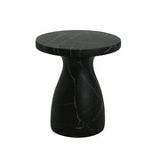 Outdoor / Indoor Travertine Side Table Lightweight - R&R Furniture Gallery (Fountain Valley, CA)