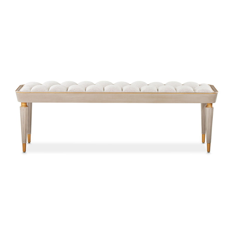 St. Charles - Bench - Dove Gray - R&R Furniture Gallery (Fountain Valley, CA)