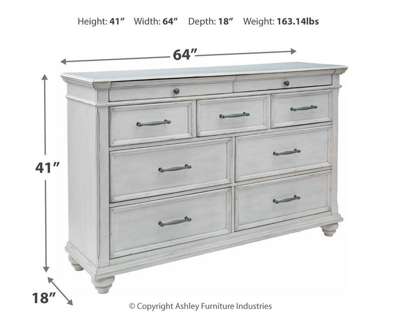 Kanwyn - Dresser, Mirror - R&R Furniture Gallery (Fountain Valley, CA)
