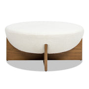 Bali - Round Upholstered Ottoman - R&R Furniture Gallery (Fountain Valley, CA)