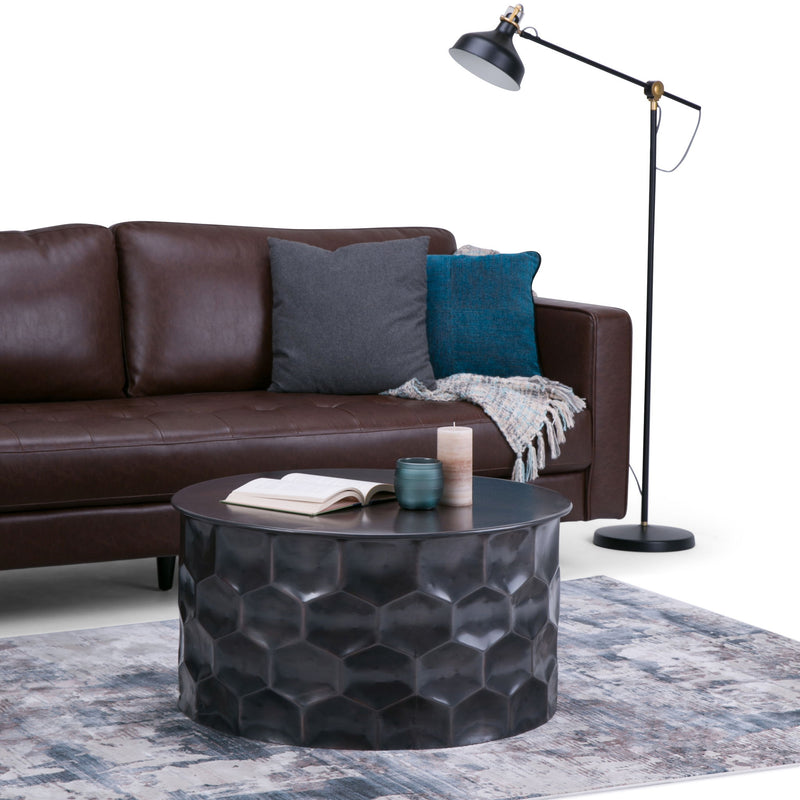 Whitney - Handcrafted Metal Storage Table - R&R Furniture Gallery (Fountain Valley, CA)