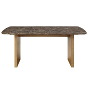 Jaramillo - Dining Table - Marble Top & Natural Finish - R&R Furniture Gallery (Fountain Valley, CA)
