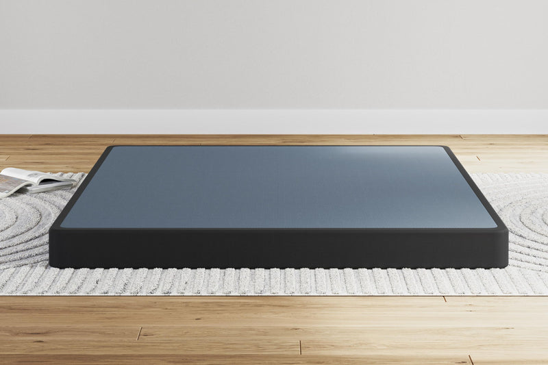 Ashley Sleep low profile foundation, a sleek and minimal mattress foundation designed for a modern bedroom setup.