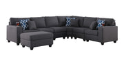 Cooper - Comfort Sectional Sofa With Ottomans And Cupholder - R&R Furniture Gallery (Fountain Valley, CA)