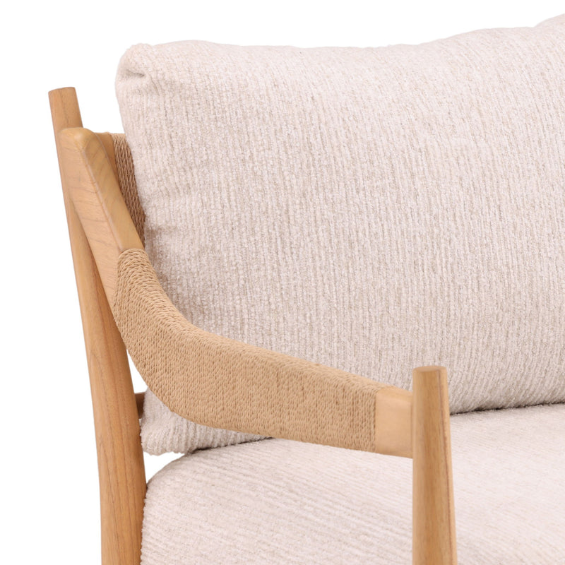 Rehan - Occasional Chair - Ellery Cream And Natural