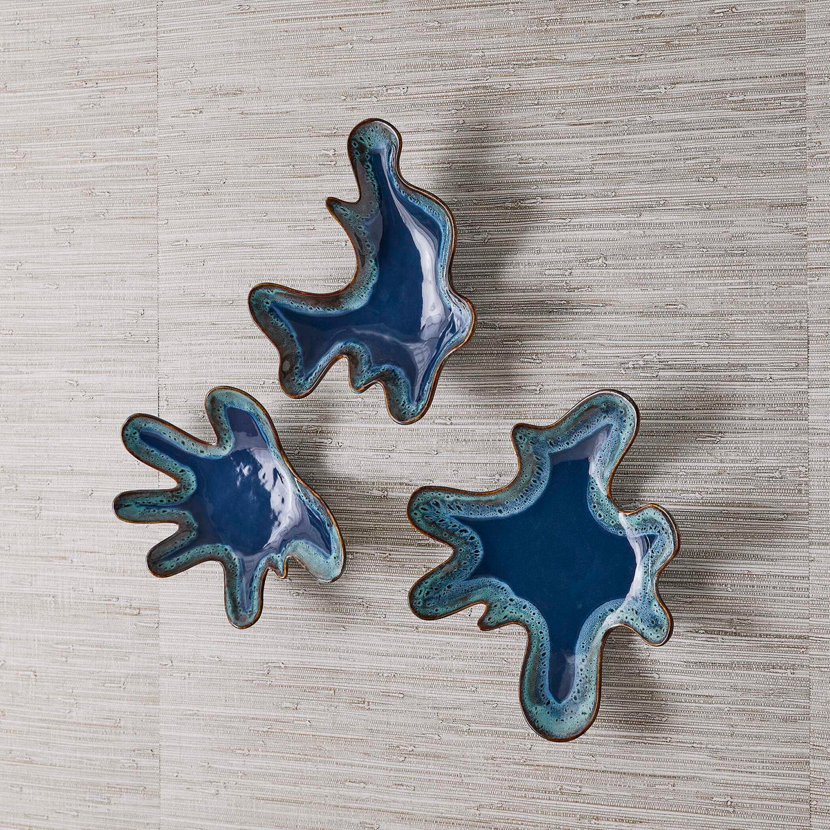 Splash - Bowls (Set of 3) - Blue