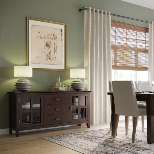 Artisan - Large Sideboard Buffet - Dark Chestnut Brown - R&R Furniture Gallery (Fountain Valley, CA)