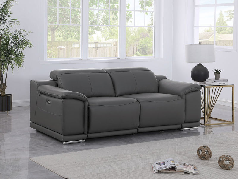 9762 - 2-Piece Modular Power Reclining Console With 2 Power Recliners In - R&R Furniture Gallery (Fountain Valley, CA)