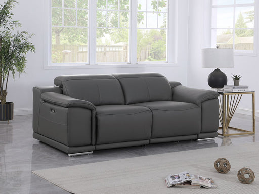9762 - 2-Piece Modular Power Reclining Console With 2 Power Recliners In - R&R Furniture Gallery (Fountain Valley, CA)