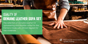 296 - Leather Sofa - R&R Furniture Gallery (Fountain Valley, CA)