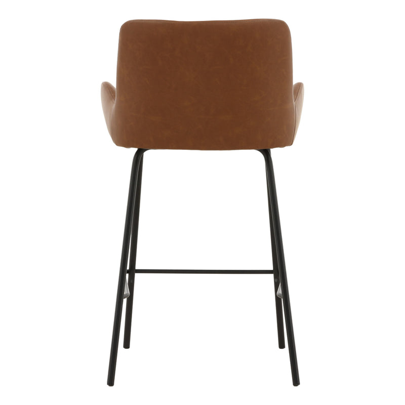 Zamar - Counter Stool (Set of 2) - Saddle