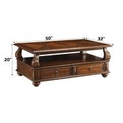 Amado - Coffee Table - Walnut - R&R Furniture Gallery (Fountain Valley, CA)