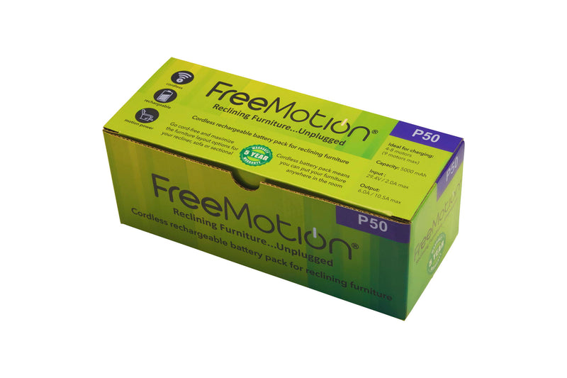 Freemotion - Battery 5000mAh, Universal Bracket And Y2 Cable - Black - R&R Furniture Gallery (Fountain Valley, CA)