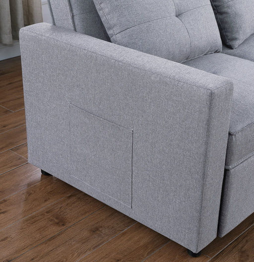 Zoey - Convertible Sleeper Chair With Side Pocket - R&R Furniture Gallery (Fountain Valley, CA)