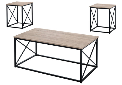 3 Pieces Table Set, Coffee, End, Side, Accent - Brown / Black - R&R Furniture Gallery (Fountain Valley, CA)