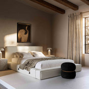 Olafur - Linen Bed - R&R Furniture Gallery (Fountain Valley, CA)