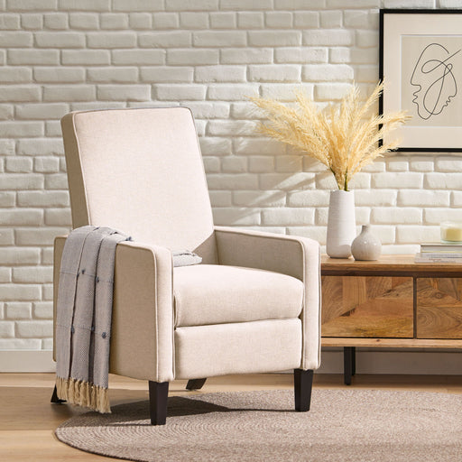Minimalist Design Fabric Push Back Chair - R&R Furniture Gallery (Fountain Valley, CA)
