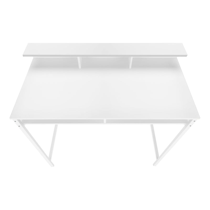 Computer Desk For Home Office, Standing, Storage Shelves, Laptop, Contemporary & Modern - R&R Furniture Gallery (Fountain Valley, CA)