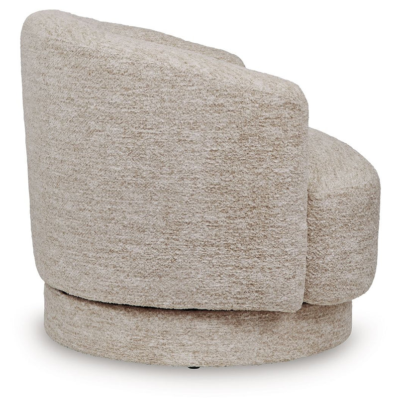Wardsor - Swivel Chair - Stone - R&R Furniture Gallery (Fountain Valley, CA)