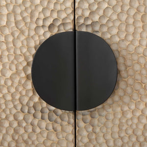 Lunar - 4 Door Elm Wood Cabinet