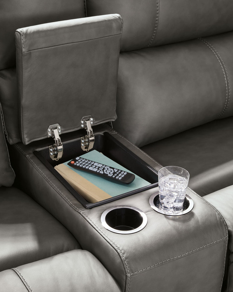 Bleckley - Reclining Sectional - R&R Furniture Gallery (Fountain Valley, CA)