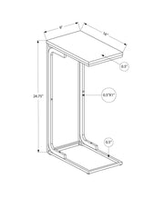 Accent Table, C - Shaped Modern Desig - R&R Furniture Gallery (Fountain Valley, CA)