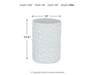 Jungrove - Indoor/Outdoor Stool - White