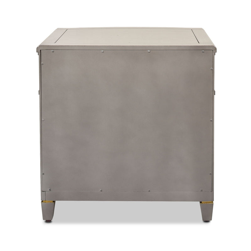 Dauphin - 3 Drawer Accent End Table - R&R Furniture Gallery (Fountain Valley, CA)