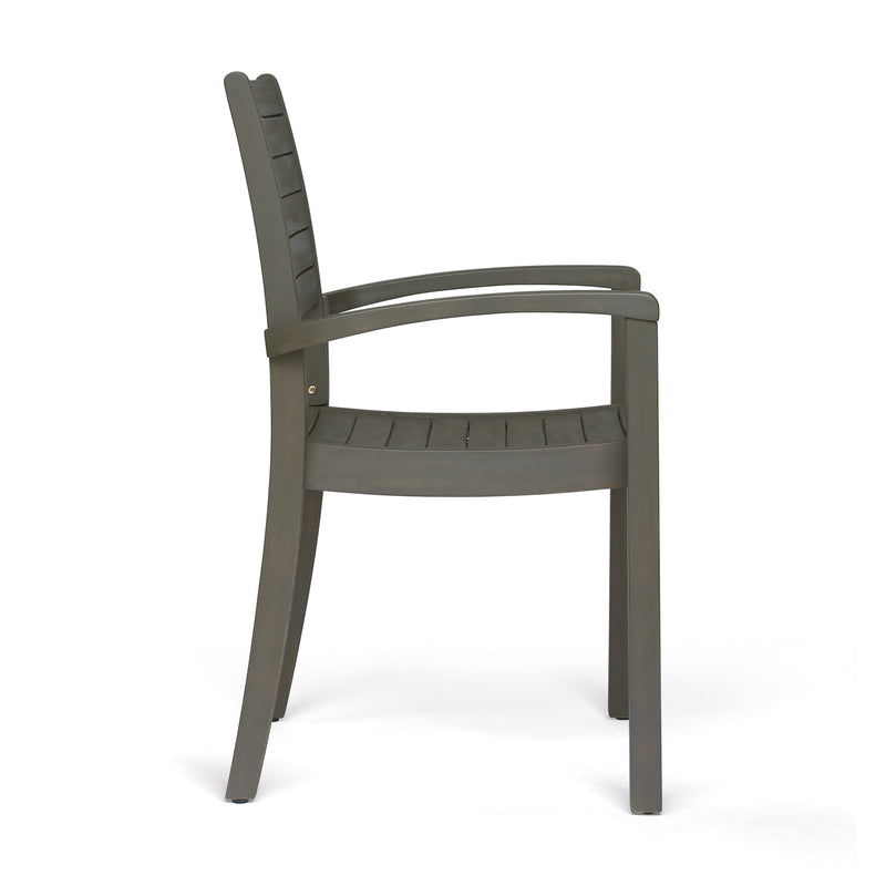 Outdoor Dining Chair, Stacking Design For Patio - R&R Furniture Gallery (Fountain Valley, CA)