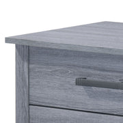 Glory Furniture Hudson accent nightstand with wood finish, featuring a single drawer and open shelf for bedroom storage.