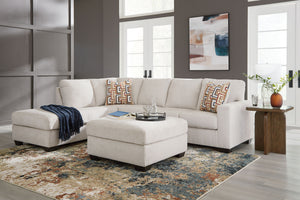 Signature Design by Ashley Aviemore sectional set, 3-piece living room furniture with plush cushions and modern design.