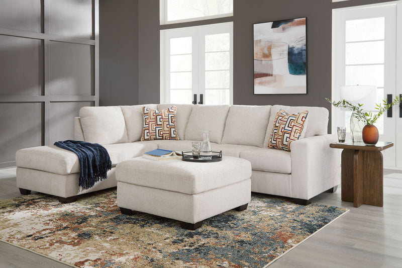 Signature Design by Ashley Aviemore sectional set, 3-piece living room furniture with plush cushions and modern design.