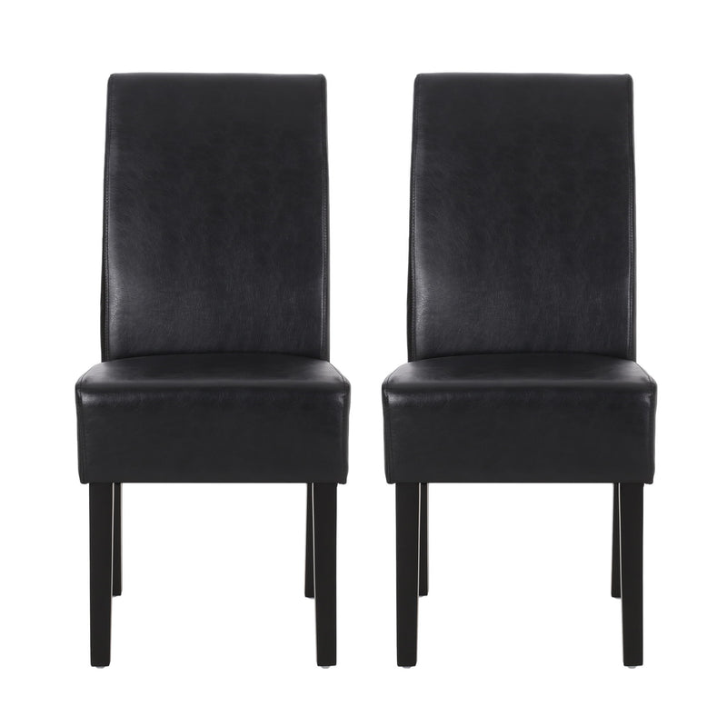 Contemporary Dining Chair With Rubberwood Legs (Set of 2) - R&R Furniture Gallery (Fountain Valley, CA)