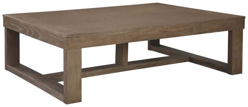Cariton - Rectangular Cocktail Table - Gray - R&R Furniture Gallery (Fountain Valley, CA)