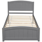 Platform Bed & Headboard, Footboard And Wood Slat Support - R&R Furniture Gallery (Fountain Valley, CA)