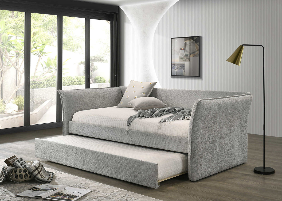 Yuri - Twin Daybed w/ Trundle, Gray