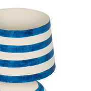 Positano - Striped Papier Mache Table Lamp - R&R Furniture Gallery (Fountain Valley, CA)