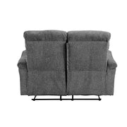 Treyton - Motion Loveseat - Gray Chenille - R&R Furniture Gallery (Fountain Valley, CA)