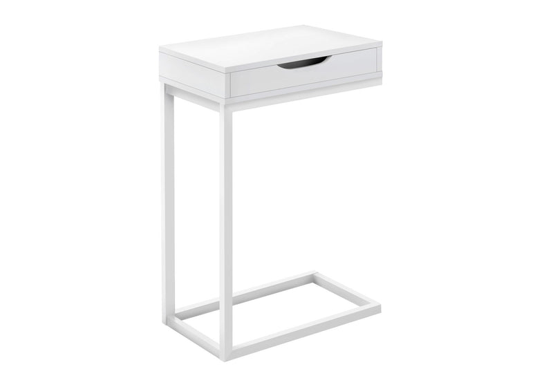 Accent Table, C - Shaped Contemporary Elegant Desig - R&R Furniture Gallery (Fountain Valley, CA)