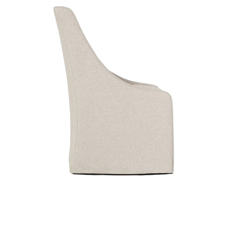 Warwick - Upholstered Rolling Dining Chair - R&R Furniture Gallery (Fountain Valley, CA)
