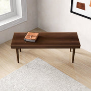 Mia - Bench - Dark Brown - R&R Furniture Gallery (Fountain Valley, CA)