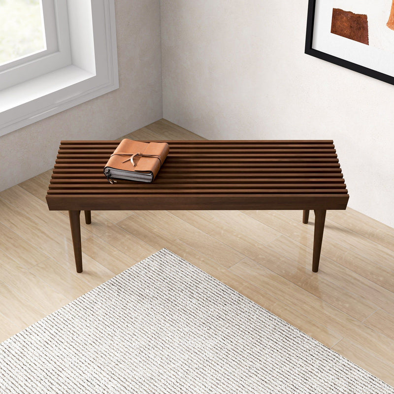 Mia - Bench - Dark Brown - R&R Furniture Gallery (Fountain Valley, CA)