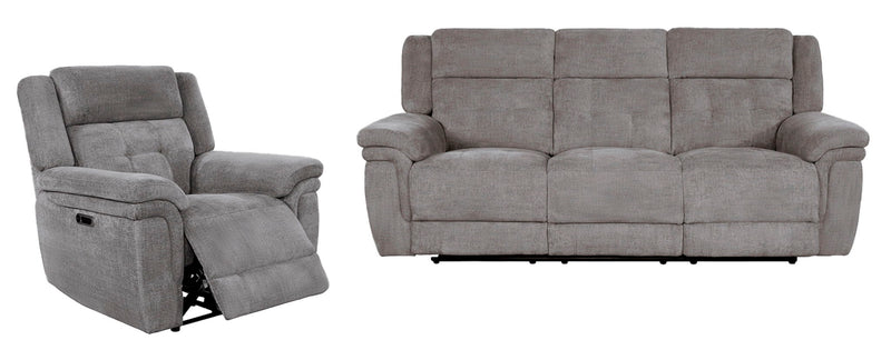 Richland - Power Reclining Sofa Set - R&R Furniture Gallery (Fountain Valley, CA)