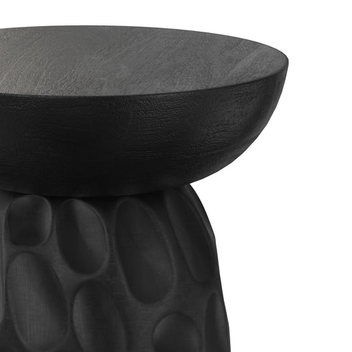 Boyd - V Chisel Accent Table - Black - R&R Furniture Gallery (Fountain Valley, CA)