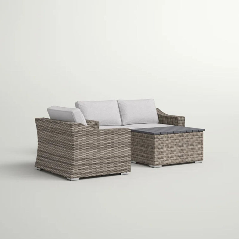 Stylish Sofa Seating Group With Cushions Perfect For Outdoor Gatherings - R&R Furniture Gallery (Fountain Valley, CA)
