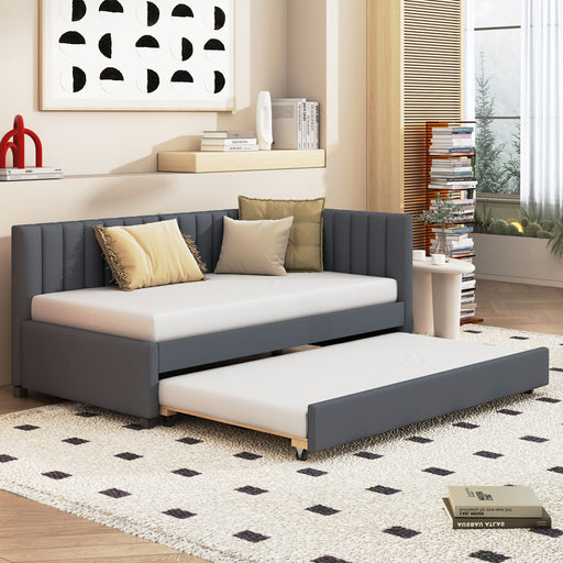 Upholstered Daybed, Sofa Bed Frame, No Box Spring Needed - R&R Furniture Gallery (Fountain Valley, CA)