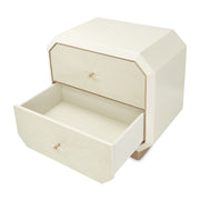 La Rachelle - 2-Drawer Nightstand - Champagne - R&R Furniture Gallery (Fountain Valley, CA)