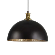 Uttermost Placuna 1 Light Bronze Pendant Lighting fixture with sleek design and modern pendant style, hanging from a ceiling.